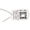 Porte-clé TAG militaire FFTir aluminium – Sublimation thermique