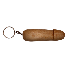 Porte-clé bois 8 cm à graver | Petit modèle personnalisable