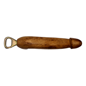 Décapsuleur humoristique bois 25 cm à graver | Cadeau insolite