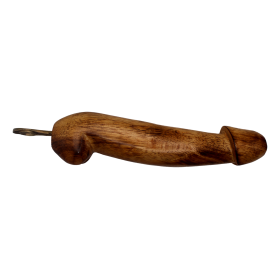 Décapsuleur humoristique bois 25 cm à graver | Cadeau insolite