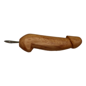 Décapsuleur humoristique bois 20 cm à graver | Cadeau drôle