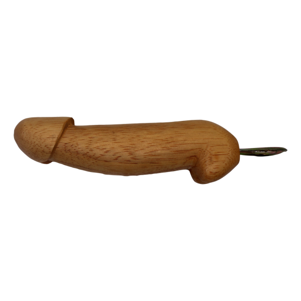 Décapsuleur humoristique bois 20 cm à graver | Cadeau drôle