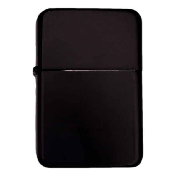 Briquet à essence noir à personnaliser | Gravure personnalisée