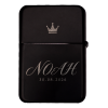 Briquet à essence noir à personnaliser | Gravure personnalisée