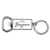 Porte-clés décapsuleur métal personnalisable par sublimation