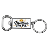 Porte-clés décapsuleur métal personnalisable par sublimation
