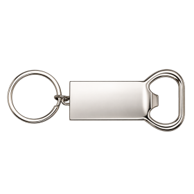 Porte-clés décapsuleur métal personnalisable par sublimation