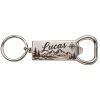 Porte-clés décapsuleur métal personnalisable par sublimation