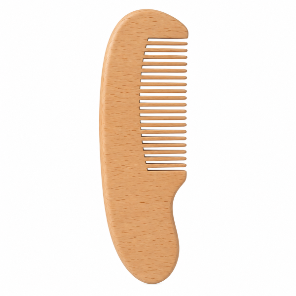 Peigne en bois naturel mère et bébé | Accessoire cheveux