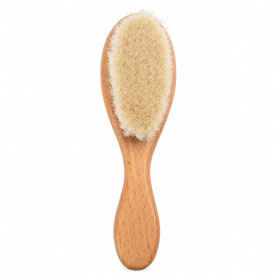 Brosse bébé en bois personnalisable à graver | Mère et bébé