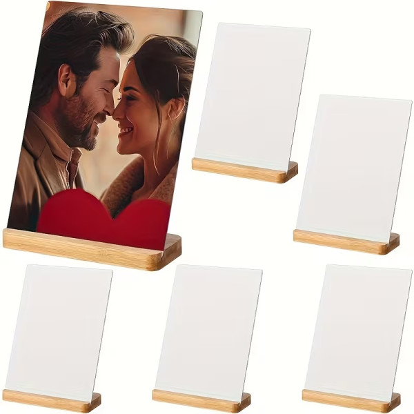 Lot 6 cadres photo métal sublimation 12,7 x 17,78 cm