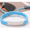 Bracelet à corde bleu personnalisable - Élégant et Unique.