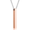 Collier rose personnalisable - Élégant et Unique.