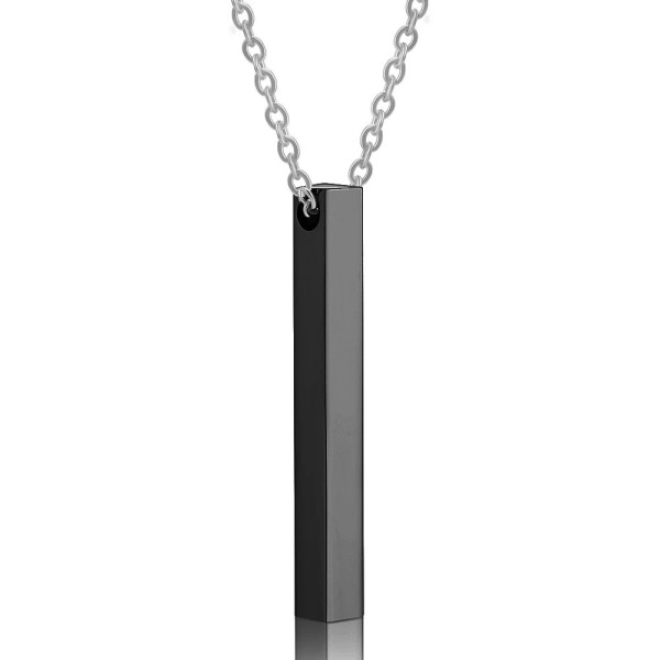 Collier noir personnalisable - Moderne et Unique.