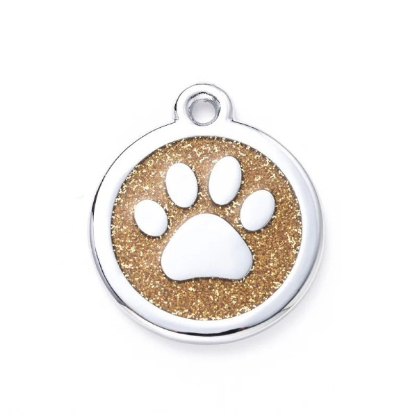 Médaille pour animaux de compagnie or argent.