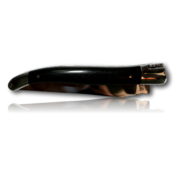 Couteau Laguiole en Aubrac Ebène - Personnalisation et Artisanat de Lu