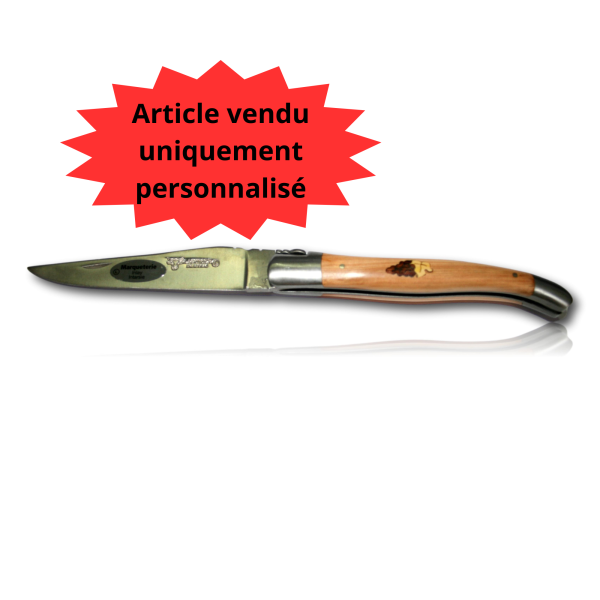 Couteau Laguiole en Aubrac Genévrier - Personnalisation et Artisanat