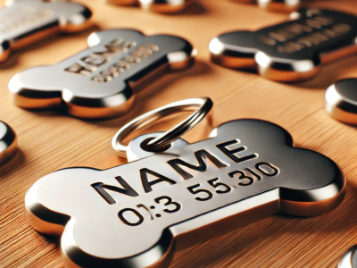 Médaille OS pour Chien à Graver : Sécurité et Style pour Votre Compagnon