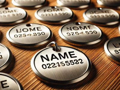 Médaille Ronde pour Chien à Graver : L’Accessoire Pratique et Élégant pour Votre