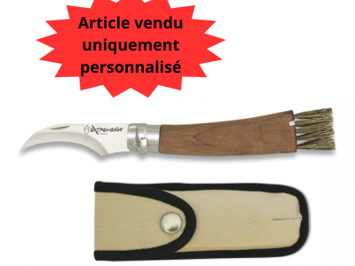 Couteau à Champignon en Bois avec Lame de 7,5 cm 01559 à Personnaliser 